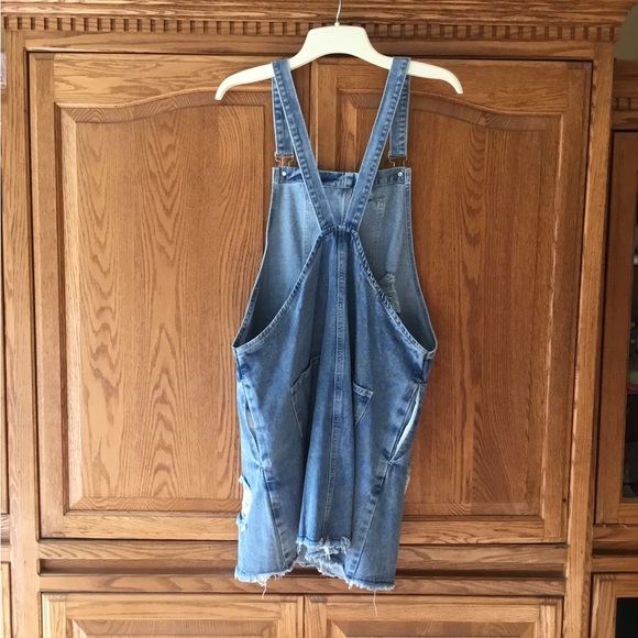 Denim Shortall dress - Picture 2 of 4